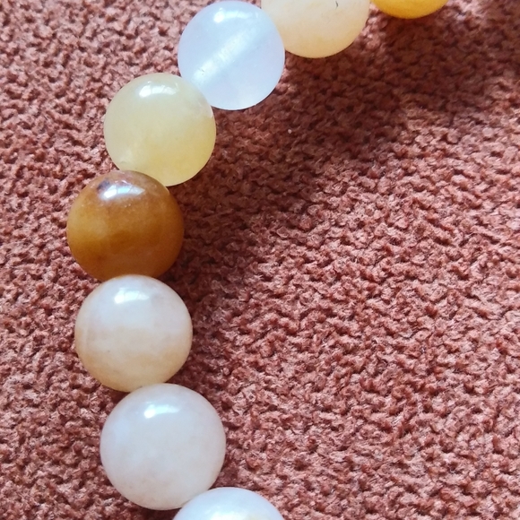 Citrine beaded bracelet - Picture 2 of 2